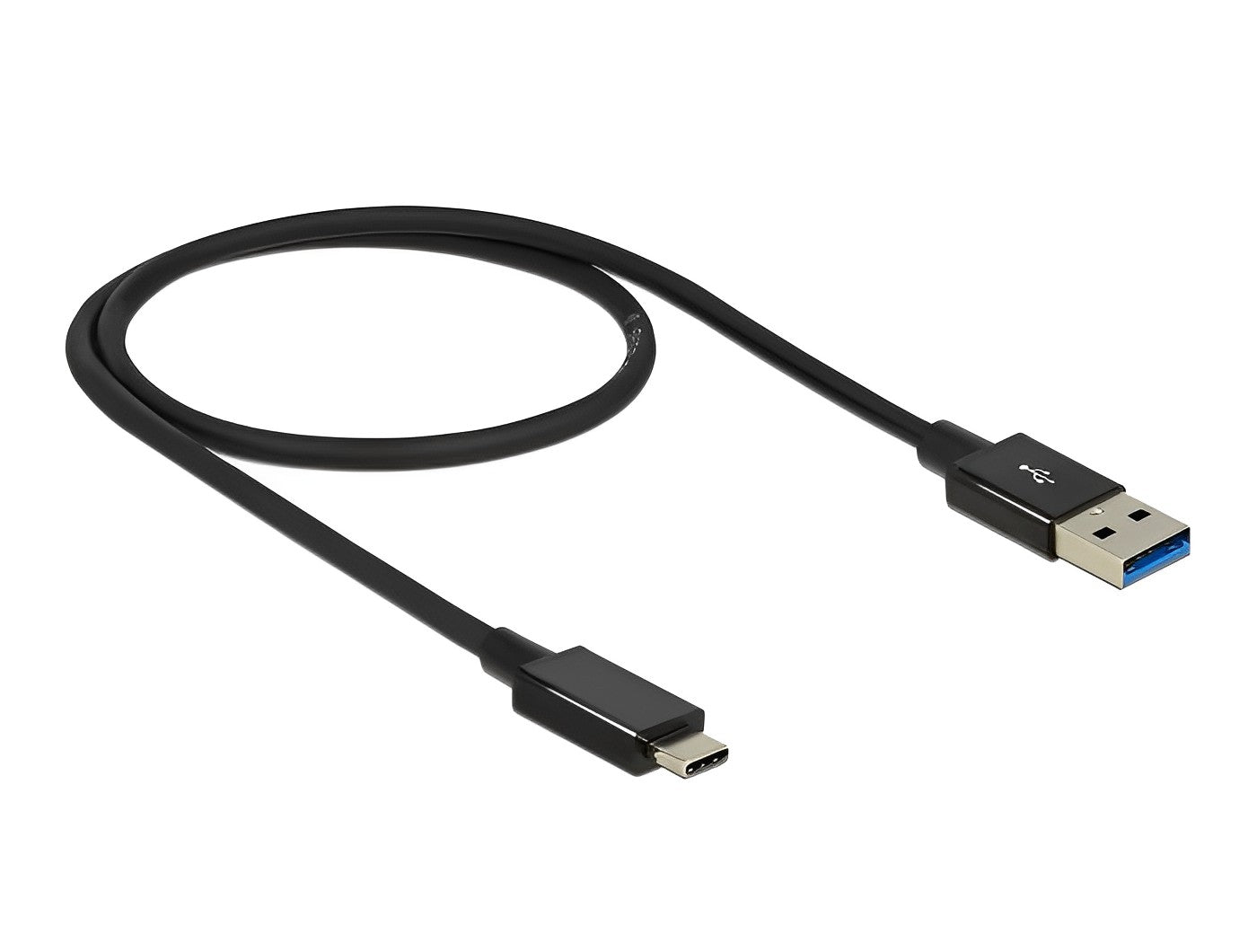 כבל קואקסיאלי USB 3.1 Gen 2 10Gbps תקע USB-C לתקע USB-A - delock.israel