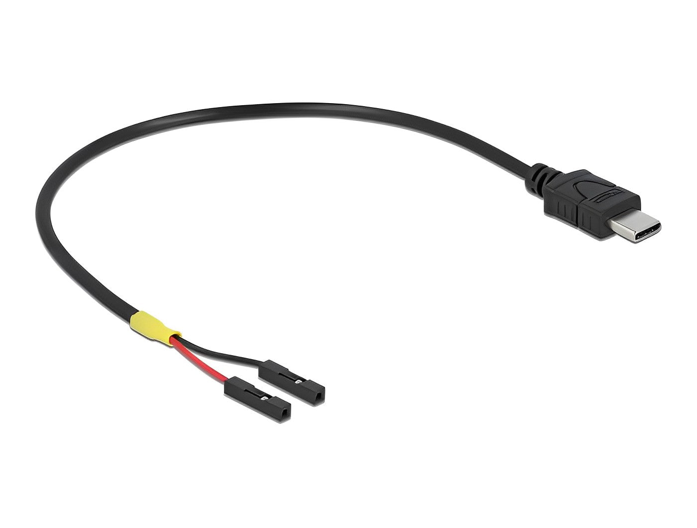 כבל USB-C זכר ל- 2 פינים נפרדים - delock.israel