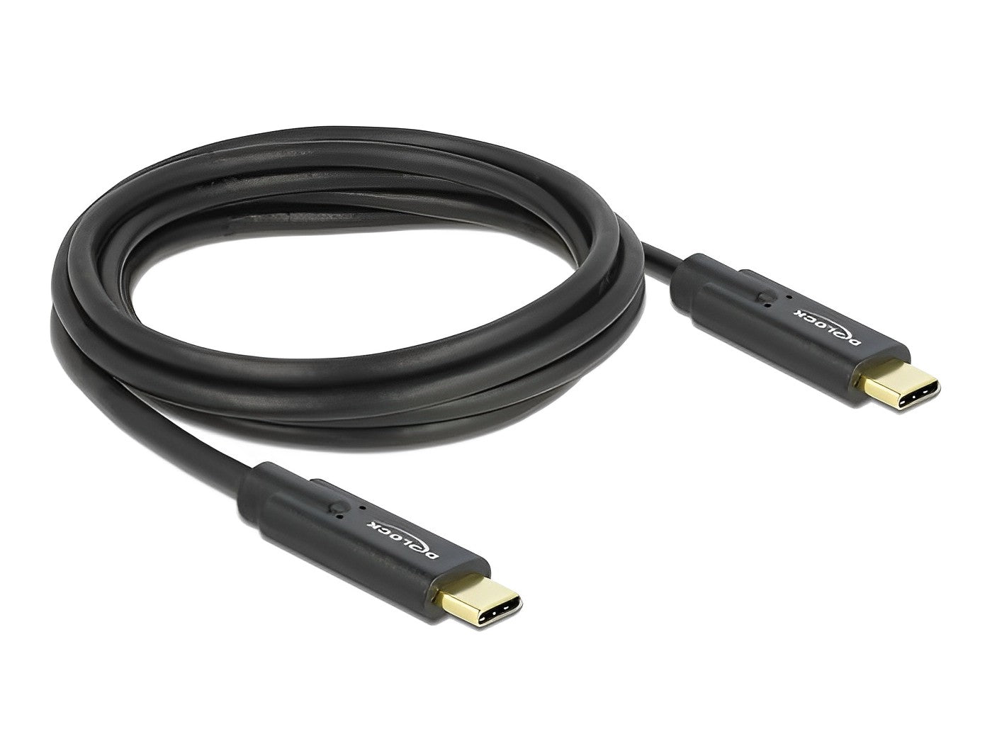 כבל USB-C 3.1 Gen 1 ז/ז PD 5A E-Marker אורך 2 מטר - delock.israel