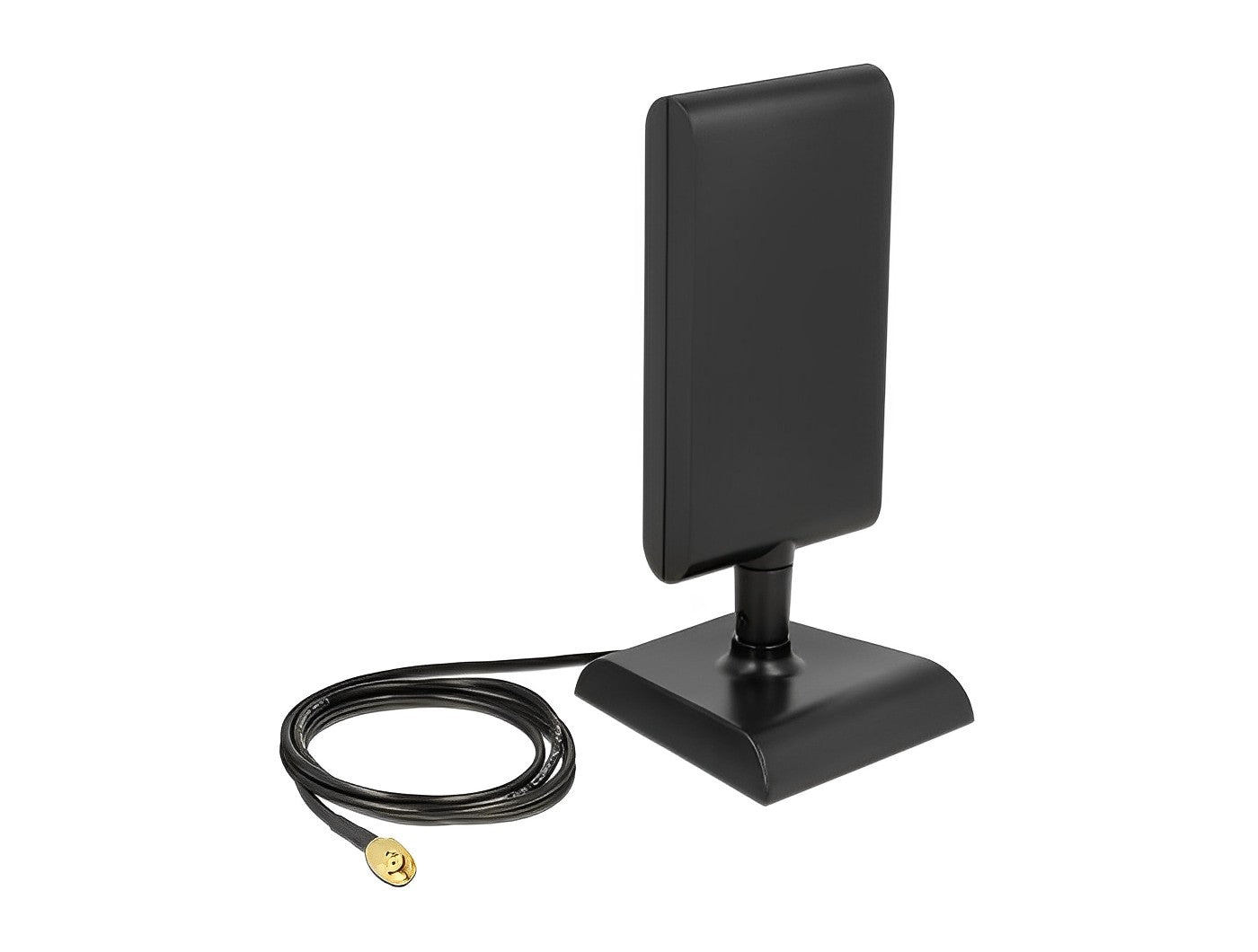 אנטנה כלל כיוונית WLAN 802.11 ac/a/h/b/g/n 6 - 9 dBi פנימית עם בסיס מגנטי מחבר RP-SMA plug - delock.israel