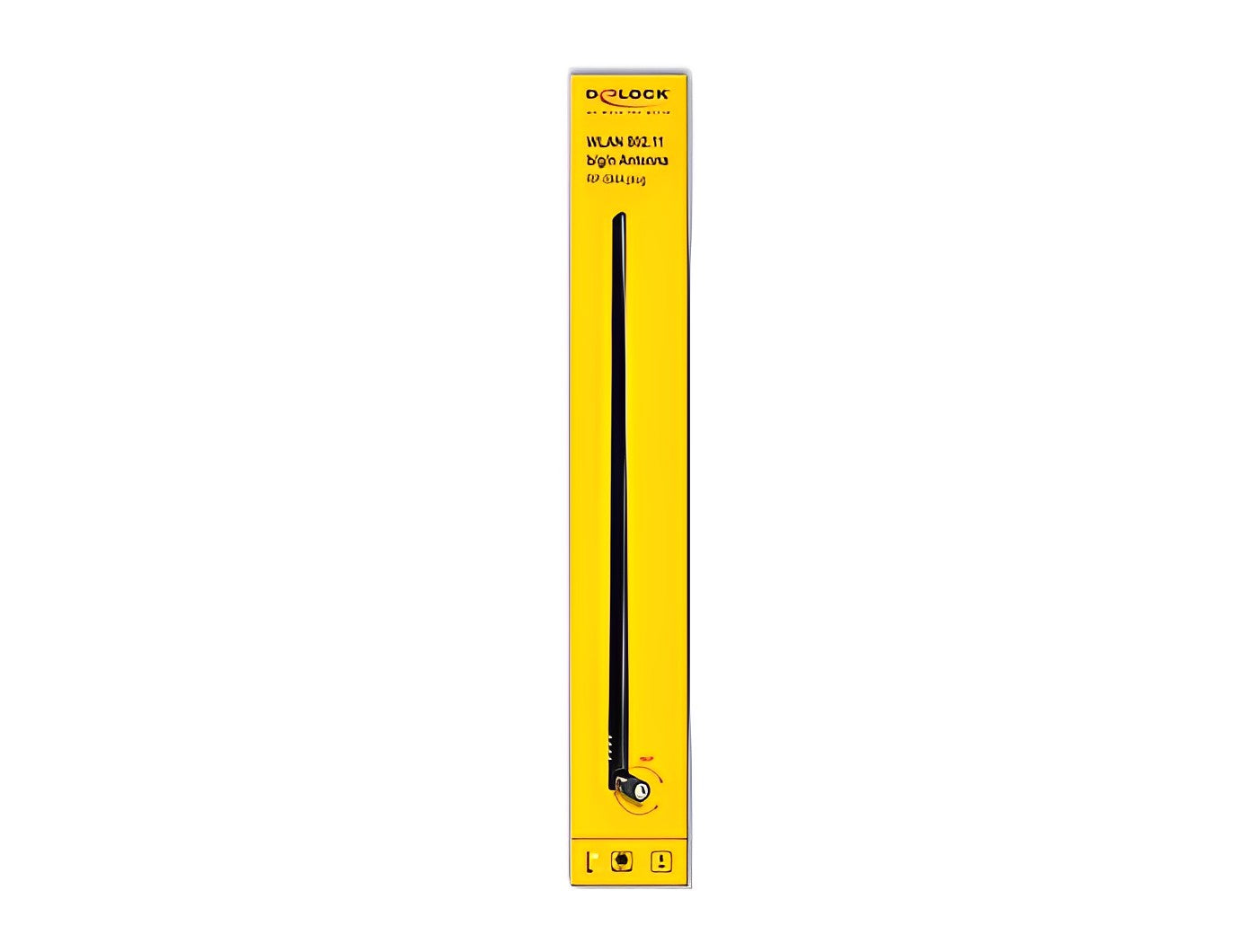אנטנה כלל כיוונית WLAN 802.11 b/g/n 9 dBi פנימית מחבר RP-SMA plug - delock.israel