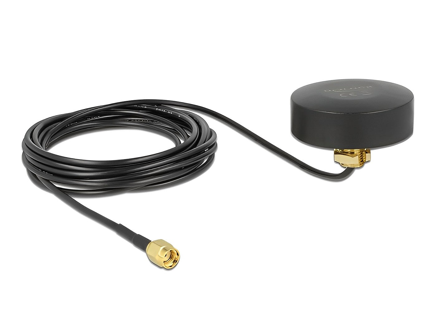 אנטנה כלל כיוונית WLAN 802.11 b/g/n 2 dBi חיצונית עם כבל RG-174 מחבר RP-SMA plug - delock.israel