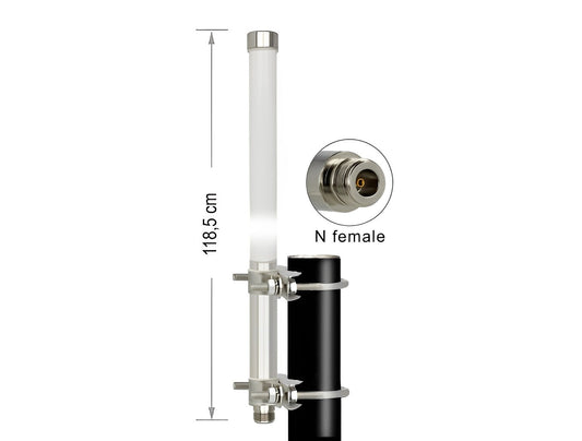 אנטנה כלל כיוונית WLAN 802.11b/g/n 12 dBi חיצונית מחבר N Jack - delock.israel
