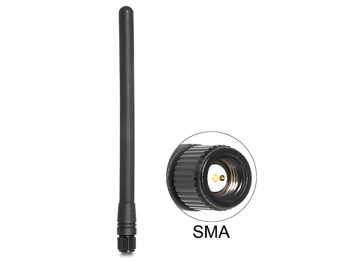 אנטנה כלל כיוונית ZigBee 868 MHz 2 dBi חיצונית מחבר SMA plug - delock.israel