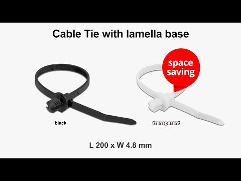 אזיקונים פלסטיק עמידים בחום להתקנה בקדח עגול 5.0 מ"מ - delock.israel