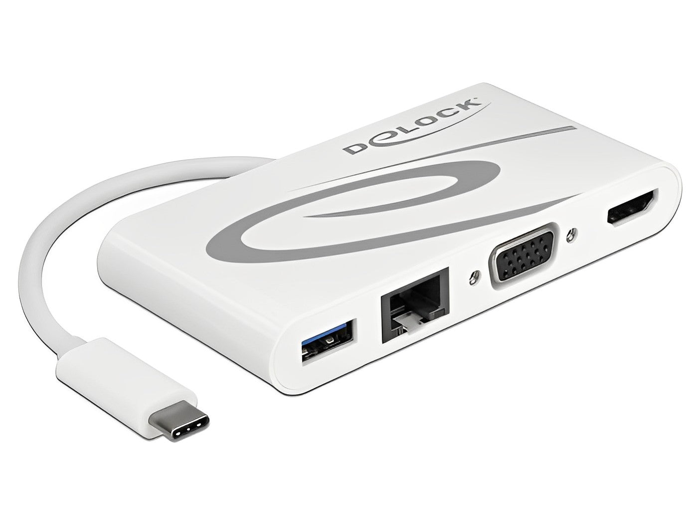 תחנת עגינה USB-C למחשב נייד עם חיבור למסכך HDMI 4K - delock.israel