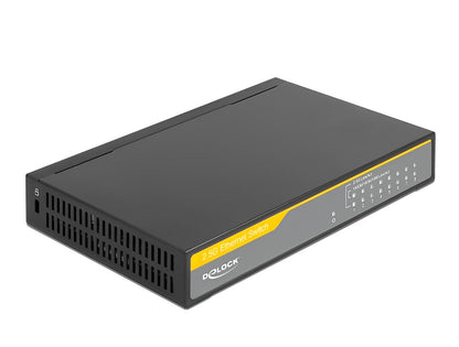 מתג 2.5Gigabit Ethernet מבית Delock גרמניה מאפשר חיבור של רכיבי רשת שונים