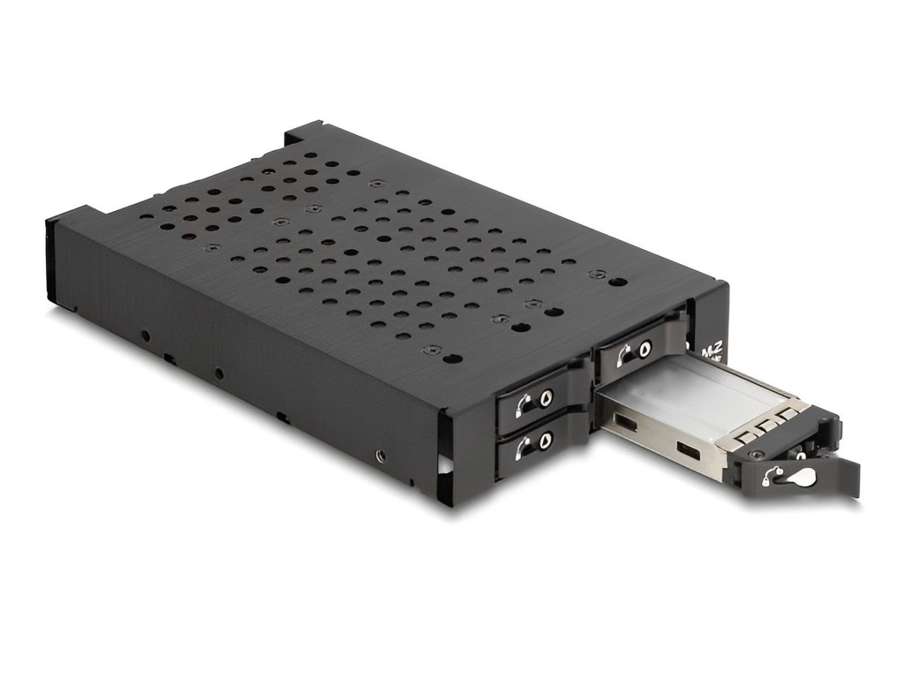 Delock 3.5″ Mobile Rack for 4 x M.2 NVMe SSD with Slim SAS SFF-8654 connector - delock.israel