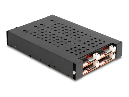 Delock 3.5″ Mobile Rack for 4 x M.2 NVMe SSD with OcuLink SFF-8612 connector - delock.israel