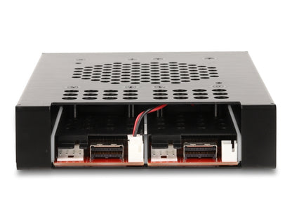 Delock 3.5″ Mobile Rack for 2 x M.2 NVMe SSD with Slim SAS SFF-8654 connector - delock.israel