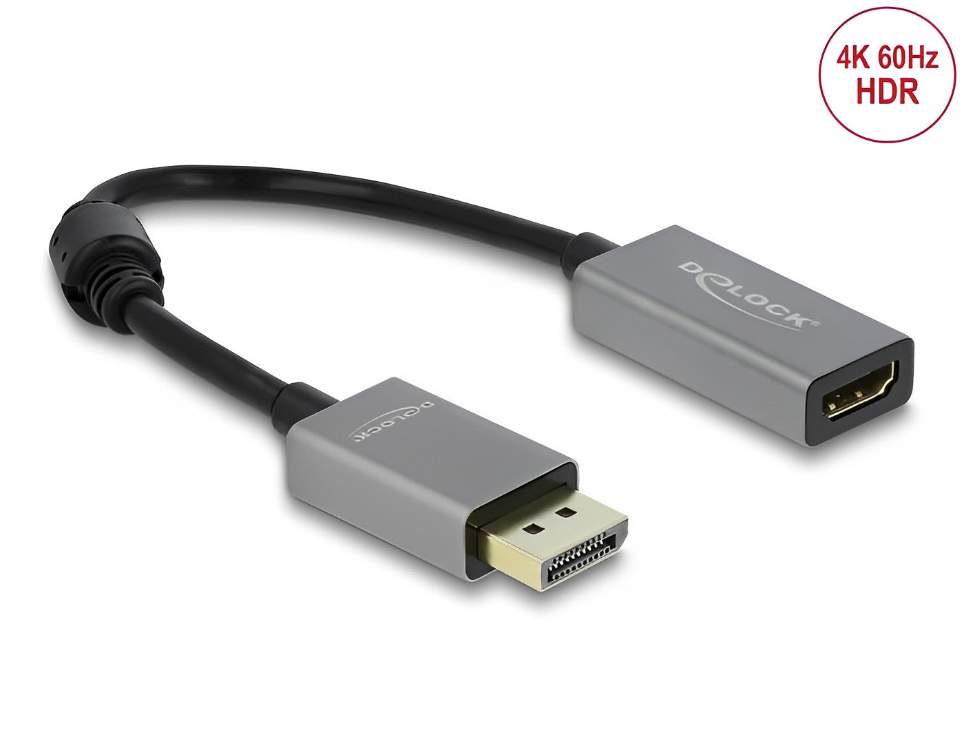 מתאם תצוגה DisplayPort 1.4 אקטיבי לחיבור מסך HDMI 4K תומך HDR - delock.israel