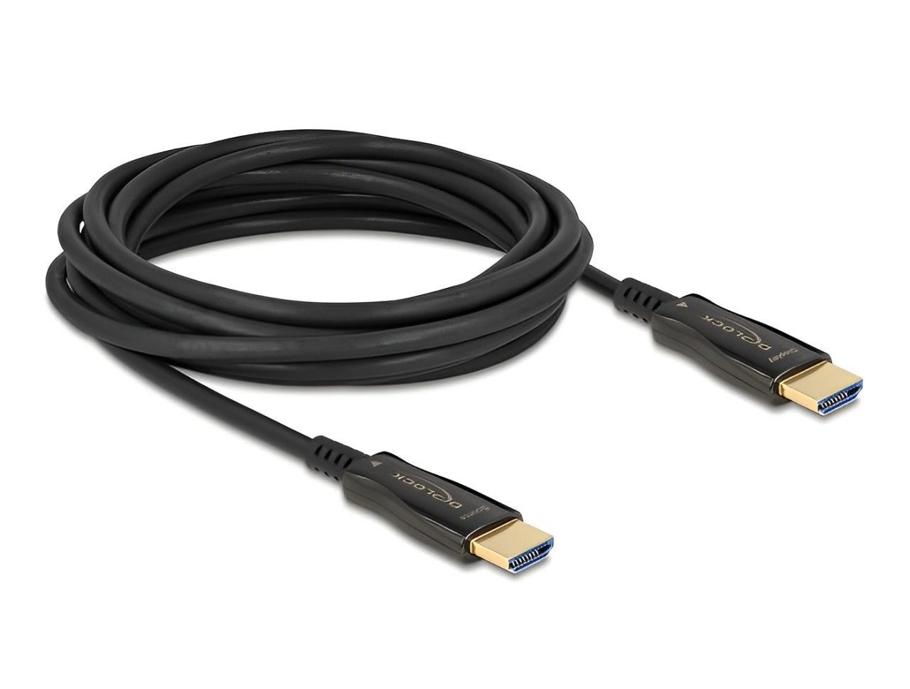 כבל אקטיבי אופטי HDMI 8K מבית DELOCK גרמניה מספק שידור אולטרה-מהיר ואיכותי של וידאו ואודיו ברזולוציה גבוהה של 8K @ 60Hz