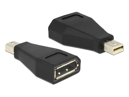 מתאם תצוגה תקע מיני DisplayPort 4K לשקע DisplayPort - delock.israel