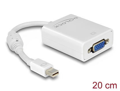 מתאם תצוגה מיני DisplayPort 1.2 לחיבור מסך VGA - delock.israel