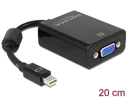 מתאם תצוגה מיני DisplayPort 1.2 לחיבור מסך VGA - delock.israel