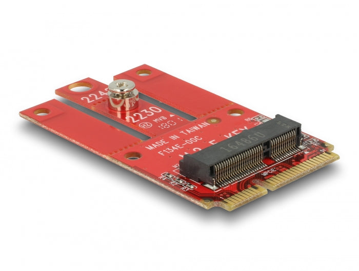 כרטיס Mini PCIe עבור כונן דיסק M.2 Key E slot - delock.israel