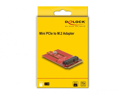 כרטיס Mini PCIe עבור כונן דיסק M.2 Key E slot - delock.israel