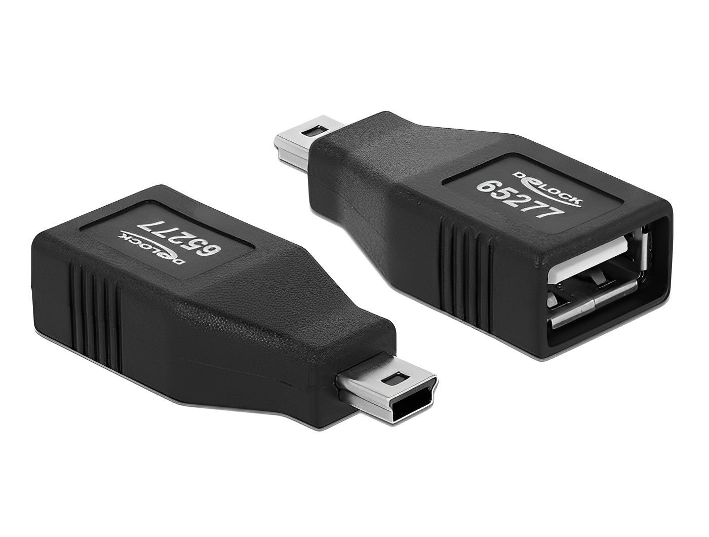 מתאם USB 2.0 תקע מיני USB 5pin לשקע USB-A - delock.israel