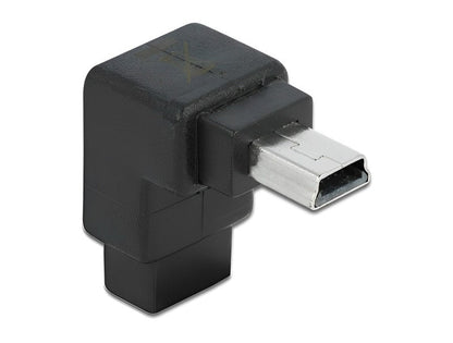 מתאם מיני USB 5pin ז/נ בזווית 90° למעלה - delock.israel