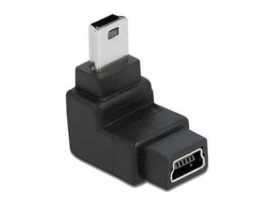 מתאם מיני USB 5pin ז/נ בזווית 90° למעלה - delock.israel