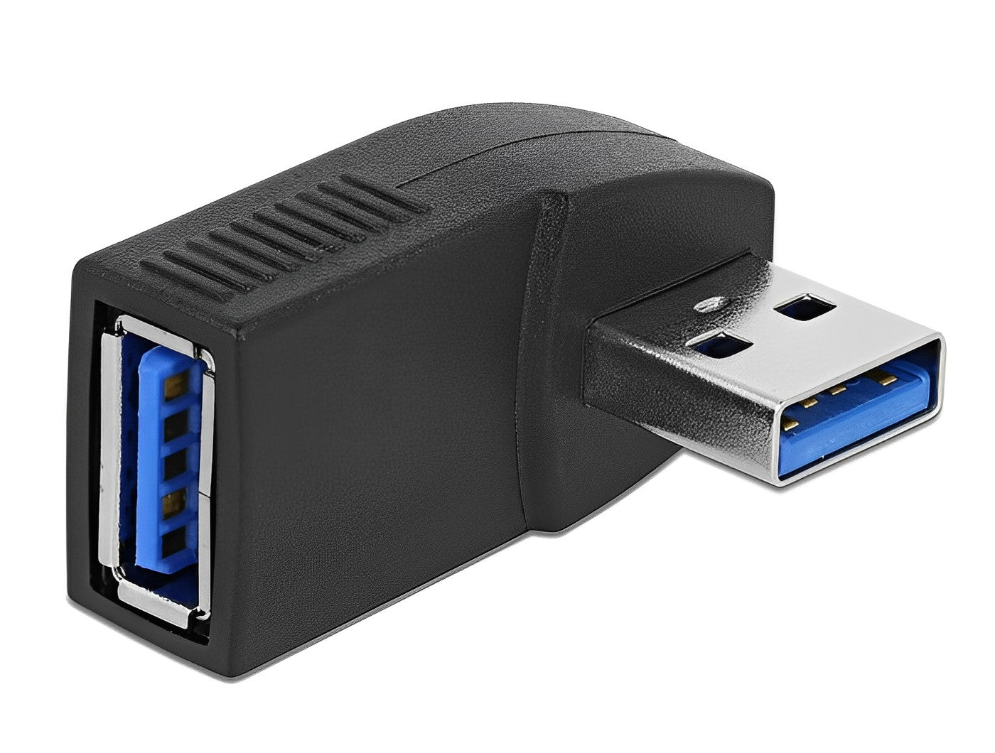 מתאם USB 3.0 ז/נ מכופף 90° - delock.israel