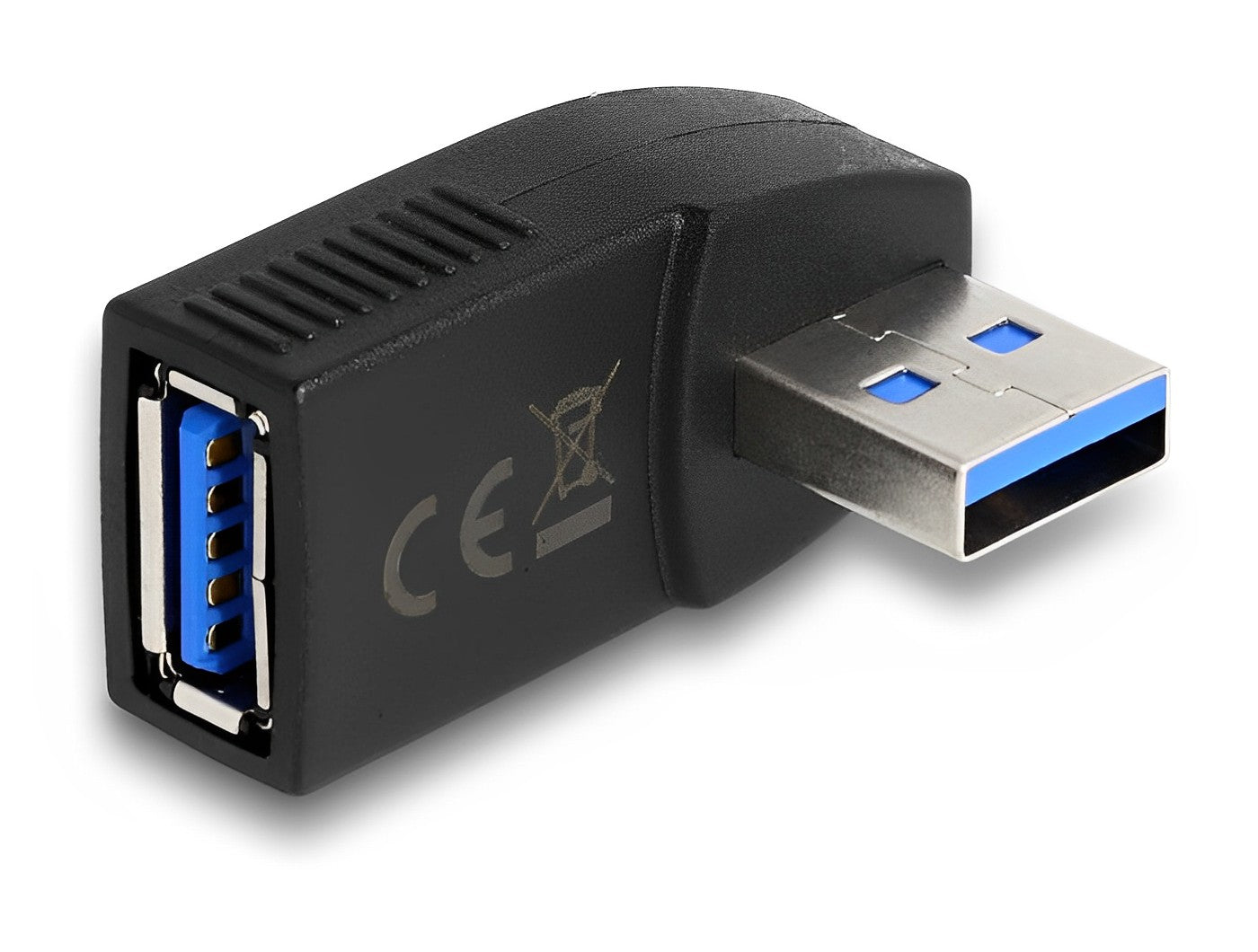 מתאם USB 3.0 ז/נ מכופף 270° - delock.israel