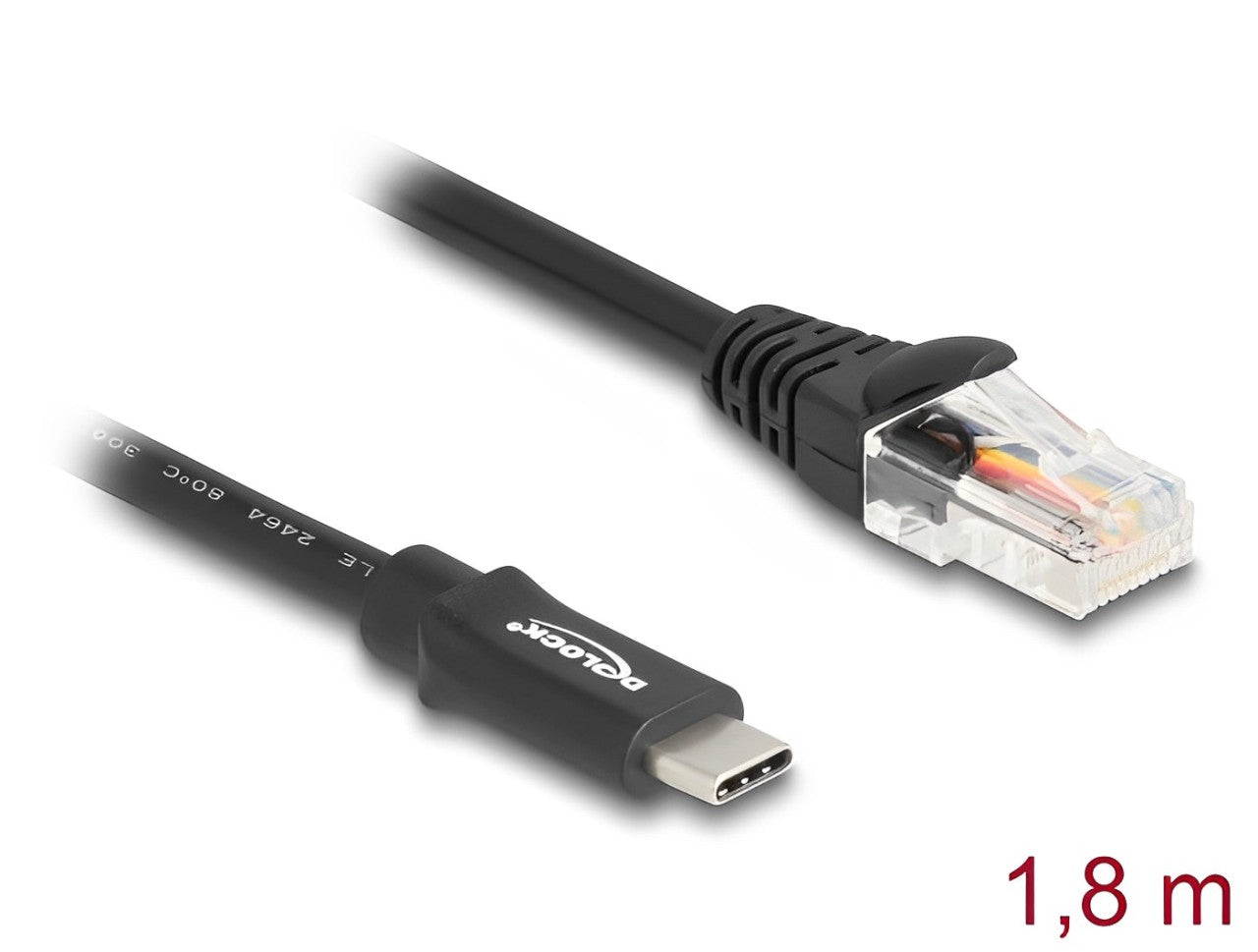 כבל קונסול USB-C לסיסקו מבית DELOCK גרמניה המתוכנן להחלפה ישירה של מתאמי ה-DB9-to-RJ45 הישנים, ומאפשר התחברות ישירה מפורט USB במחשב אל פורט הניהול (Console) של ציוד תקשורת ארגונ