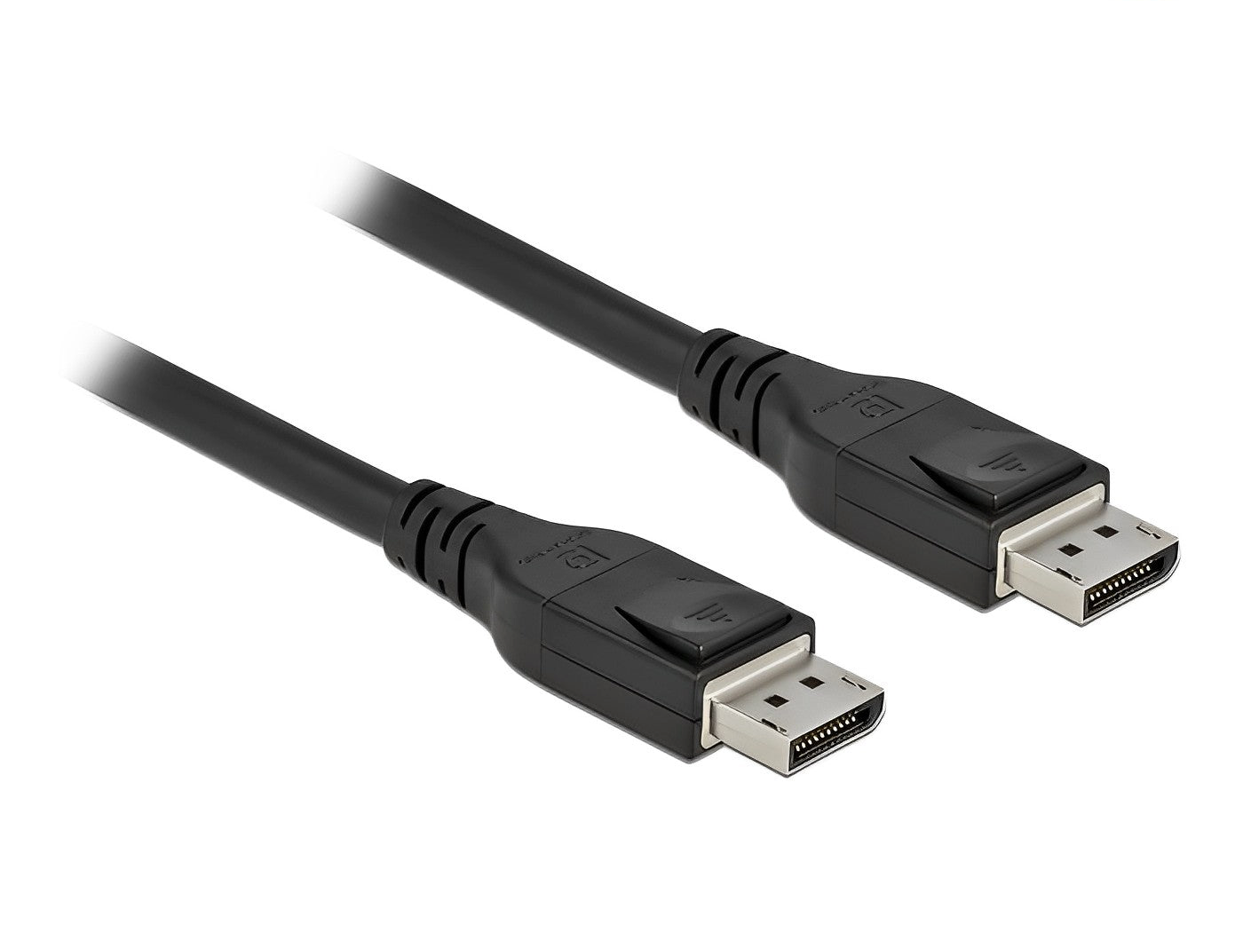 כבל אקטיבי DisplayPort 1.4 8K מבית Delock גרמניה מספק חיבור יציב ואיכותי בין מחשבים, מסכים, מקרנים או טלוויזיות. הכבל מאפשר העברת נתונים למרחקים ארוכים ללא איבוד איכות, מה שהופך אותו לאידיאלי לשימושים מקצועיים, גיימינג ותצוגה ברזולוציה גבוהה