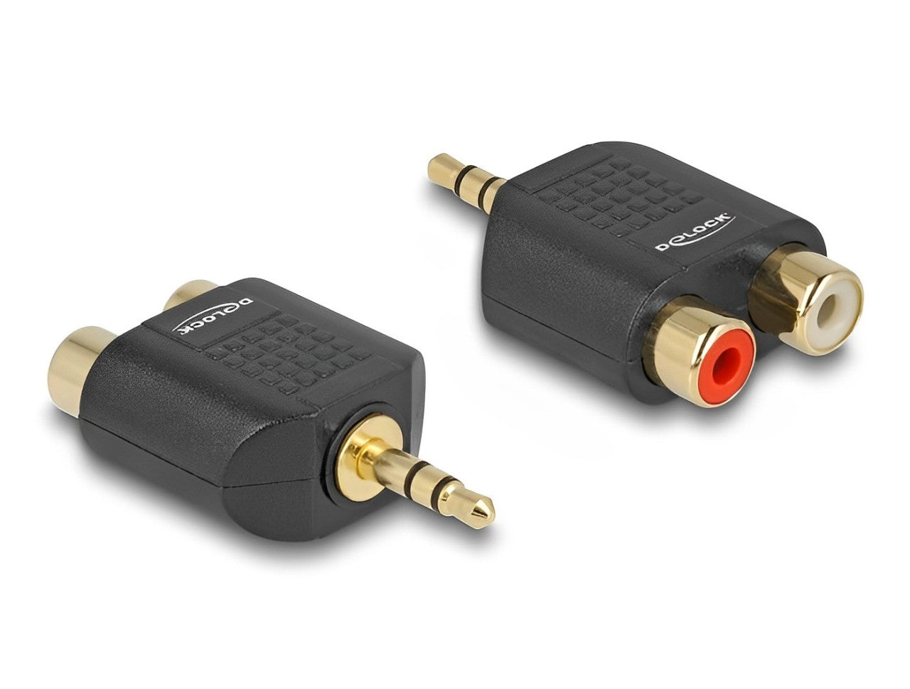 Delock Adapter Audio Stereo plug 3.5 mm 3 pin > 2 x RCA jack
- delock.israel