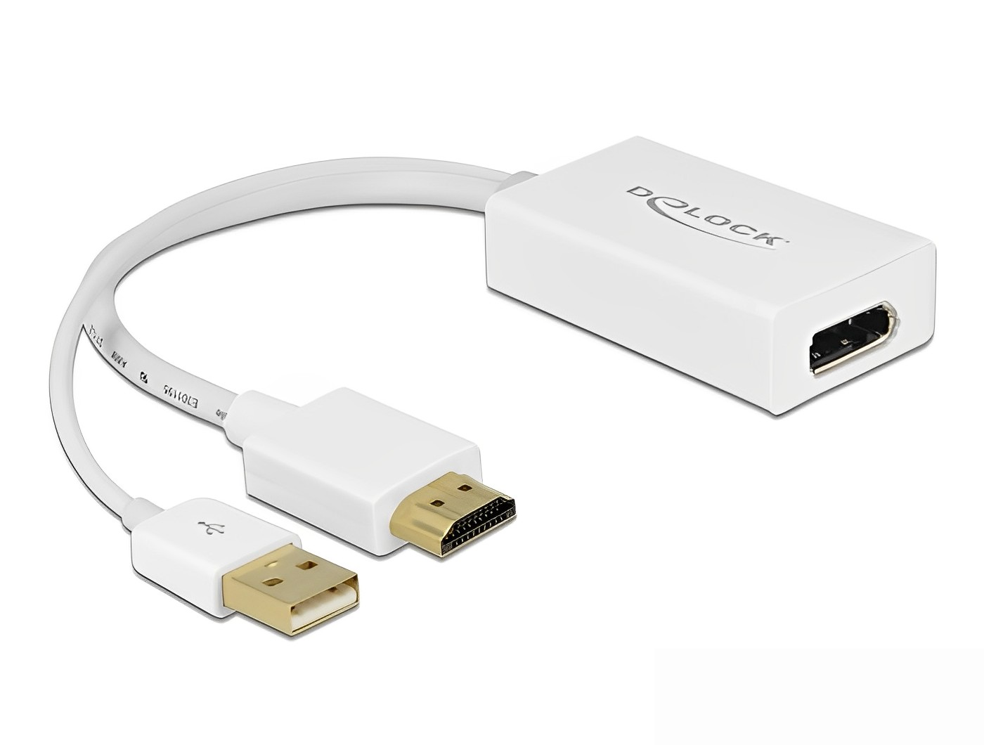 מתאם תצוגה HDMI אקטיבי לחיבור מסך DisplayPort 1.2 - delock.israel