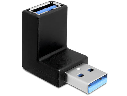 מתאם USB 3.0 ז/נ בזווית 90° - delock.israel