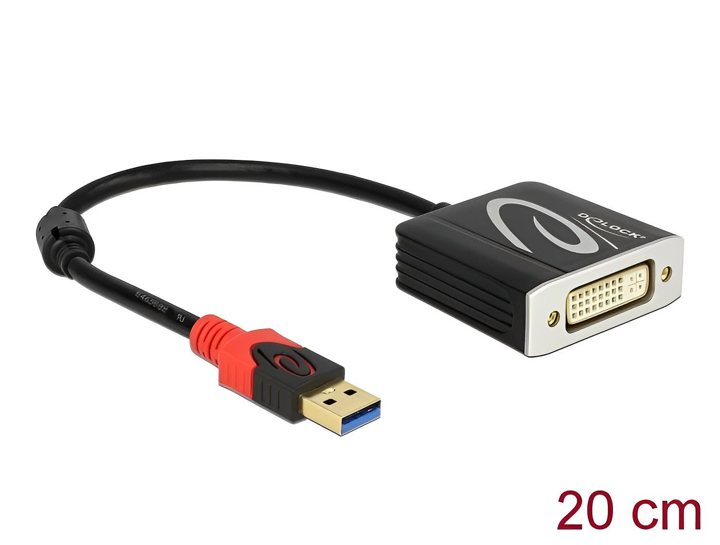 מתאם תצוגה USB 3.0 לשקע DVI - delock.israel