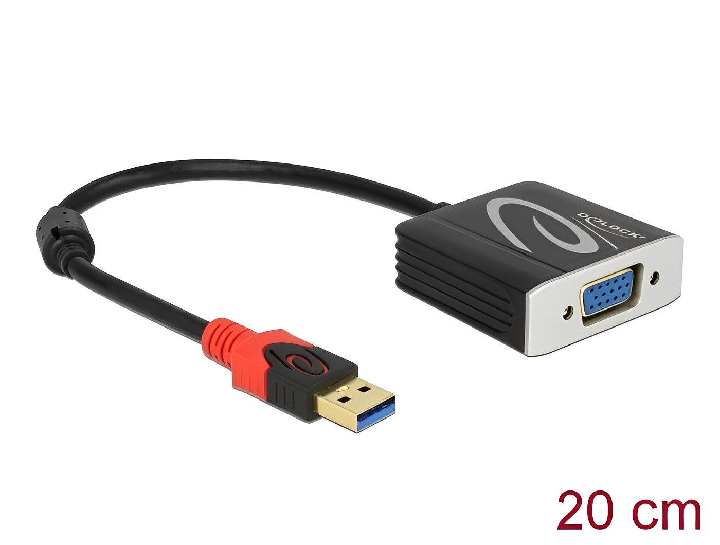 מתאם תצוגה USB 3.0 לשקע VGA - delock.israel