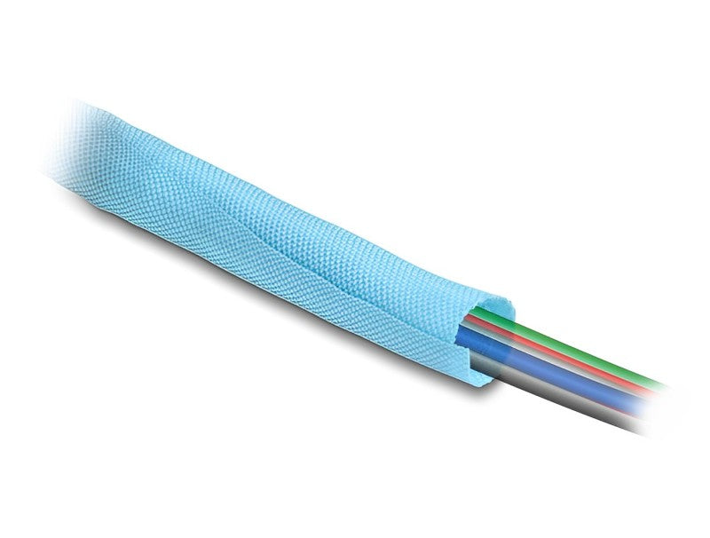 שרוול גמיש עם סגירה אוטומטית להגנת כבלים עמיד בטמפרטורה 50°C- עד 150°C צבע כחול - delock.israel