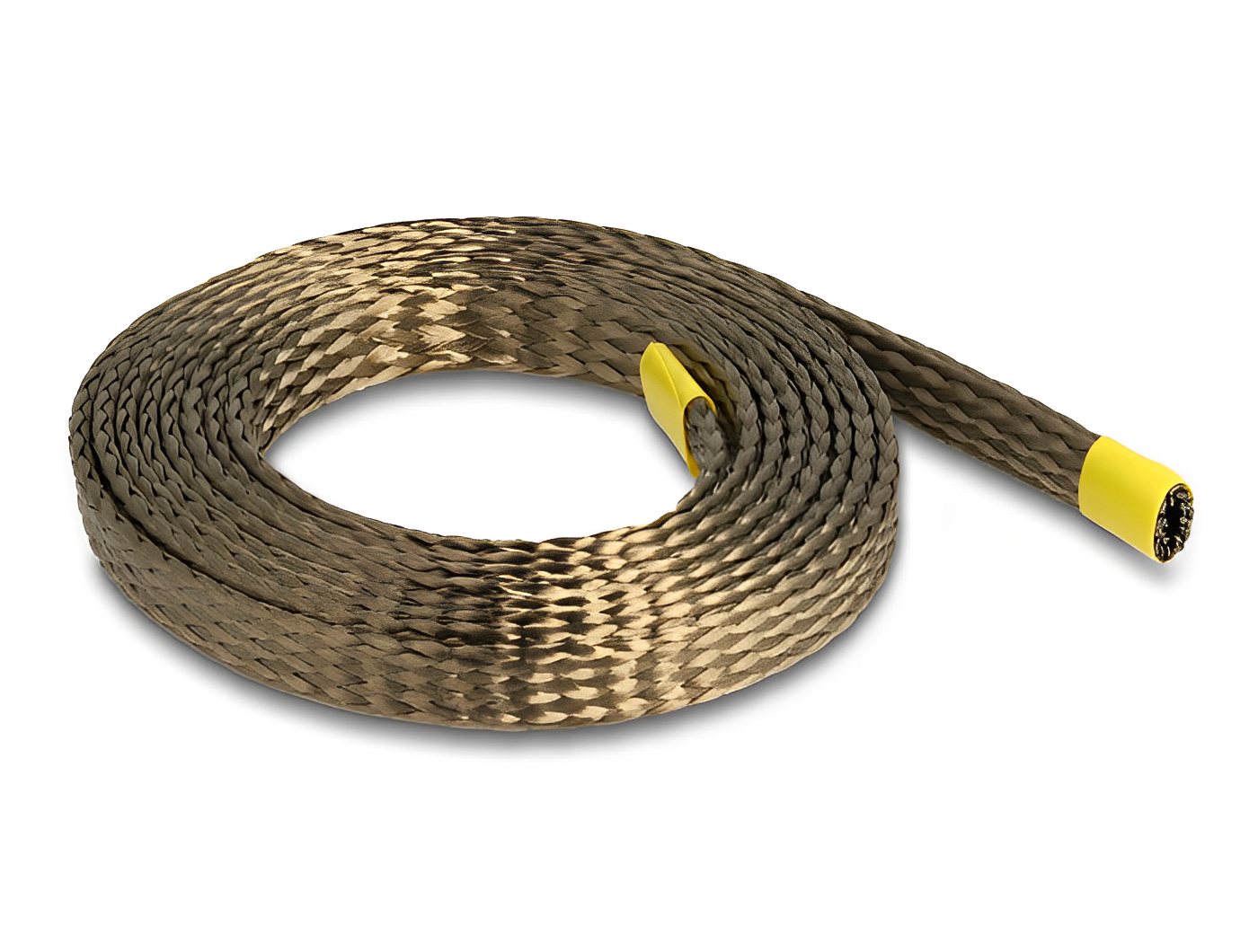 שרוול גמיש סיבים Basalt להגנת כבלים עמיד בטמפרטורה 269°C- עד 650°C אורך 2 מטר - delock.israel