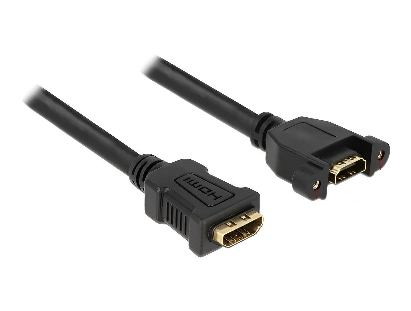 כבל HDMI 4K מבית Delock גרמניה משמש להרחבת חיבורי HDMI ולחיבור מגוון התקנים