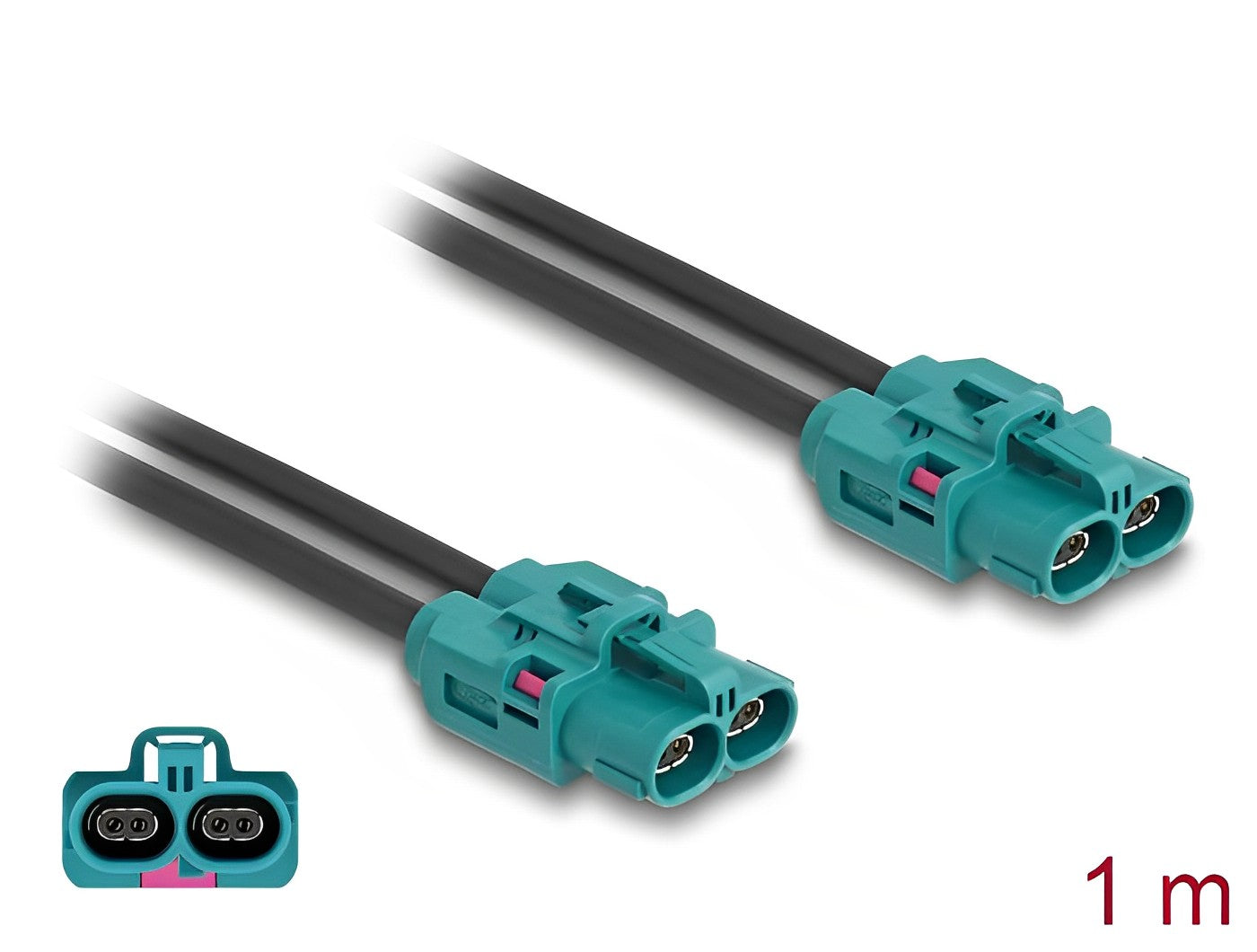 Delock Cable HDMTD Z double jack to HDMTD Z double jack 1 m - delock.israel