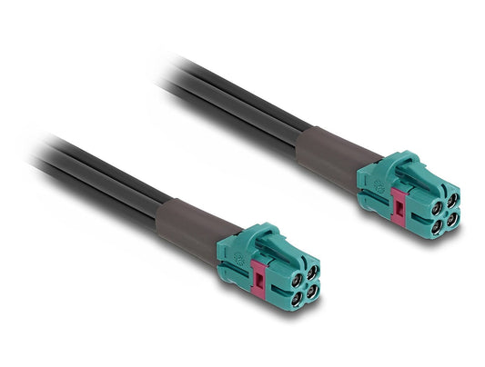 כבל FAKRA מבית Delock גרמניה מתאים לחיבור רכיבים בטכנולוגיה אלקטרונית וכן רכיבים אלקטרוניים בכלי רכב