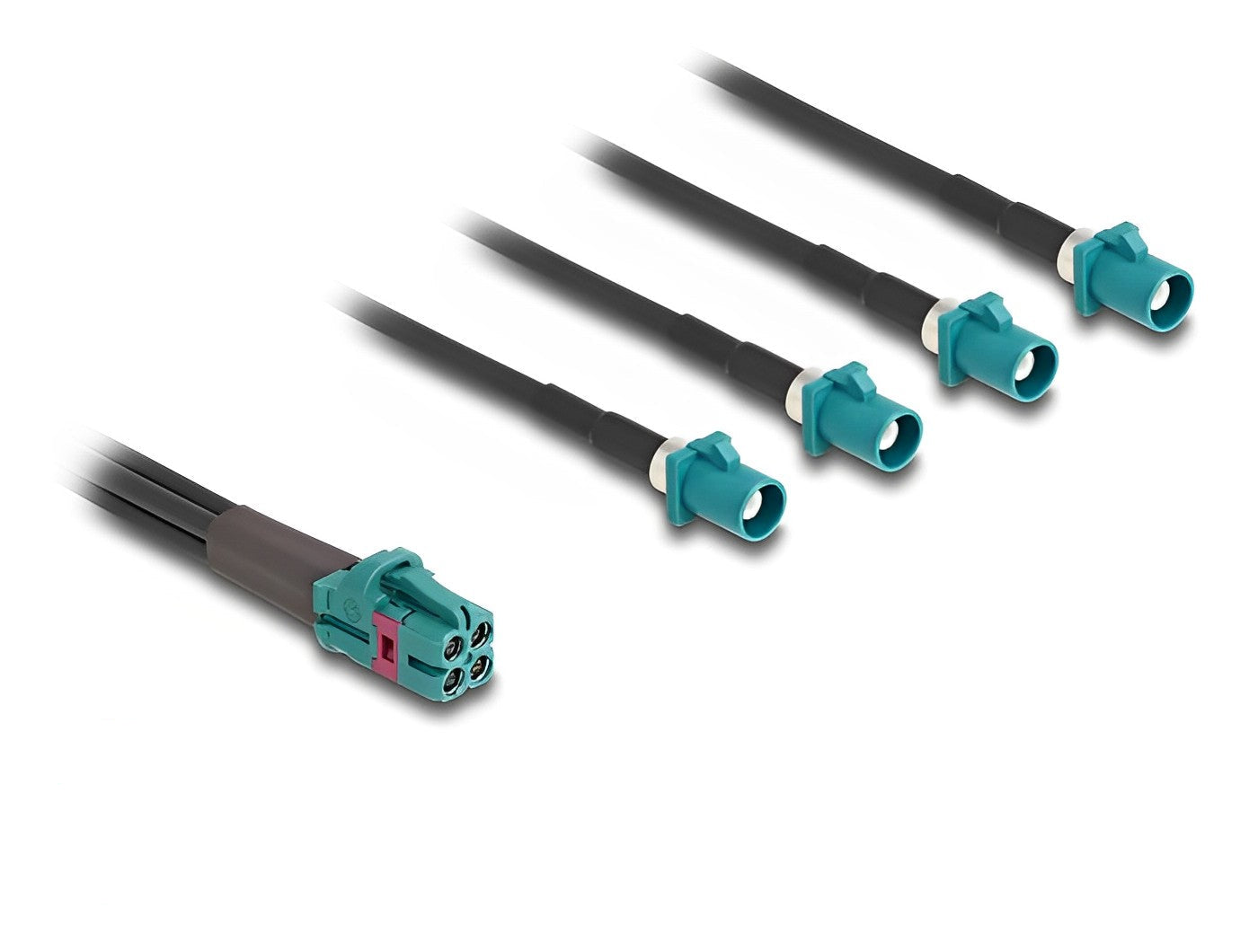 כבל FAKRA מבית Delock גרמניה מתאים לחיבור רכיבים בטכנולוגיה אלקטרונית וכן רכיבים אלקטרוניים בכלי רכב