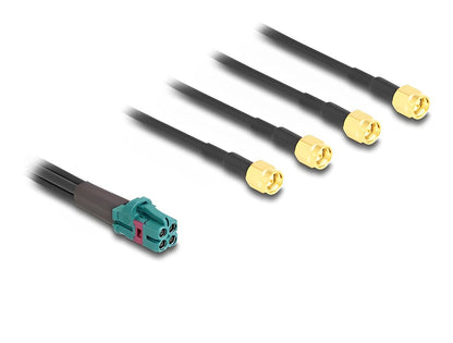 כבל FAKRA מבית Delock גרמניה מתאים לחיבור רכיבים בטכנולוגיה אלקטרונית וכן רכיבים אלקטרוניים בכלי רכב