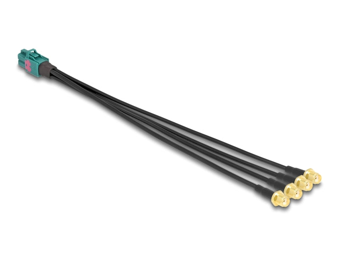 Delock Cable Mini FAKRA Z jack quad to 4 x SMA jack - delock.israel