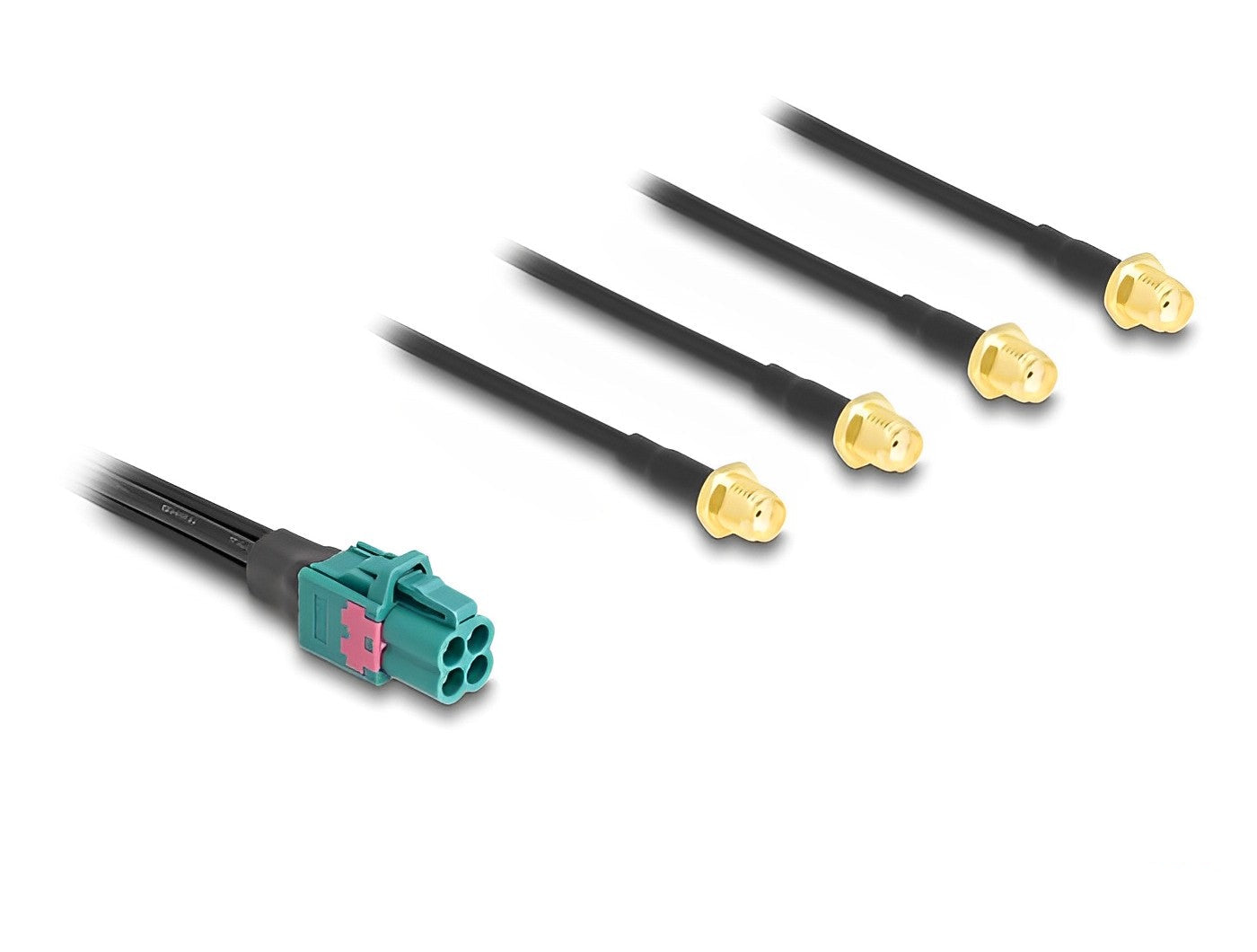 כבל FAKRA מבית Delock גרמניה מתאים לחיבור רכיבים בטכנולוגיה אלקטרונית וכן רכיבים אלקטרוניים בכלי רכב