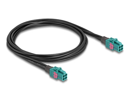 Delock Cable Mini FAKRA Z jack quad to Mini FAKRA Z jack quad - delock.israel