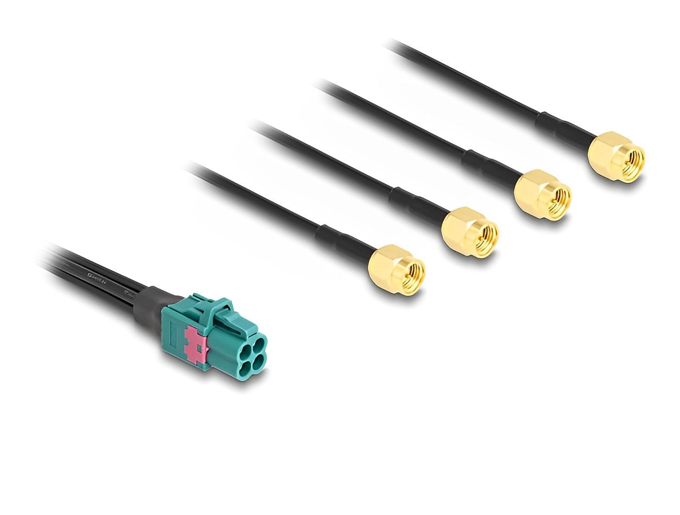 כבל FAKRA מבית Delock גרמניה מתאים לחיבור רכיבים בטכנולוגיה אלקטרונית וכן רכיבים אלקטרוניים בכלי רכב