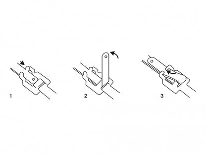 Delock Cable tie stainless steel reusable with folding clasp - delock.israel