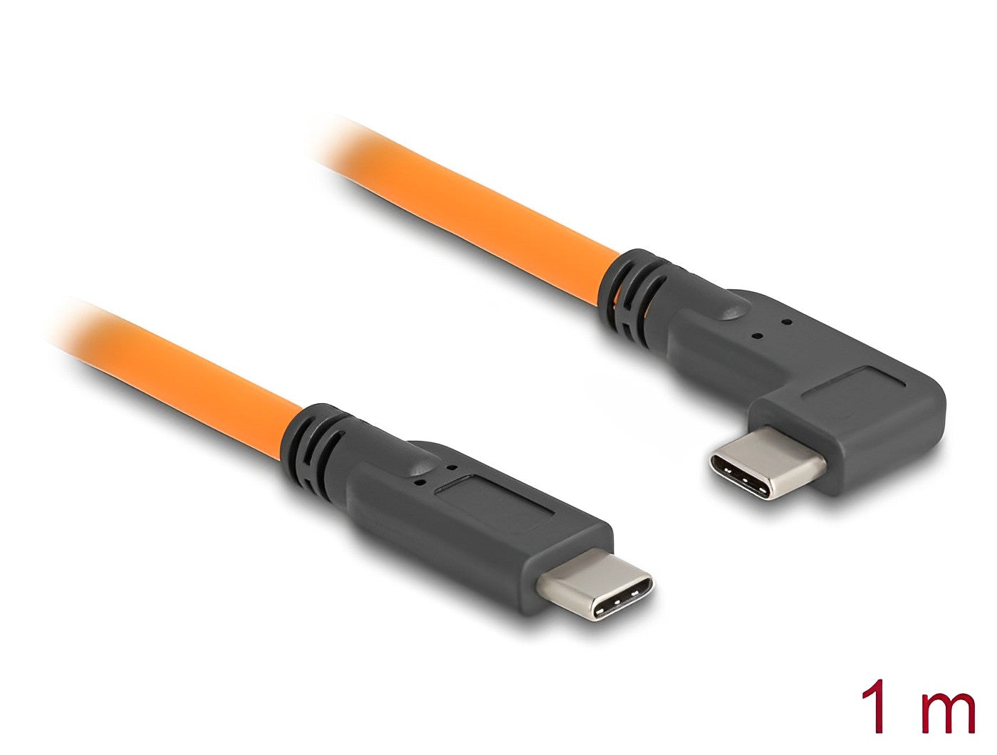 כבל צילומים USB-C 5Gbps 90° ז/ז עבור tethered shooting אורך 1 מטר - delock.israel