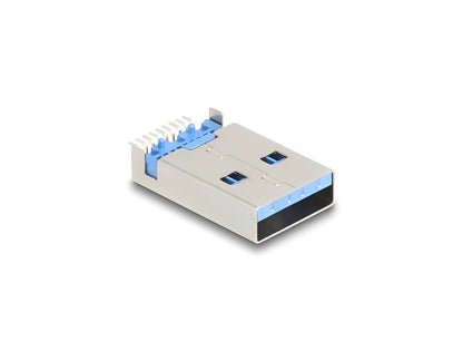 Delock USB 5 Gbps Type-A male 9 pin SMD connector for solder mounting 90° angled 10 pieces - delock.israel