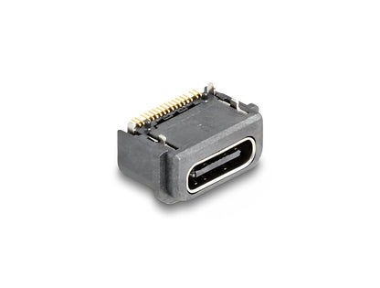 Delock USB 5 Gbps USB Type-C™ female 16 pin SMD connector for solder mounting waterproof 10 pieces - delock.israel