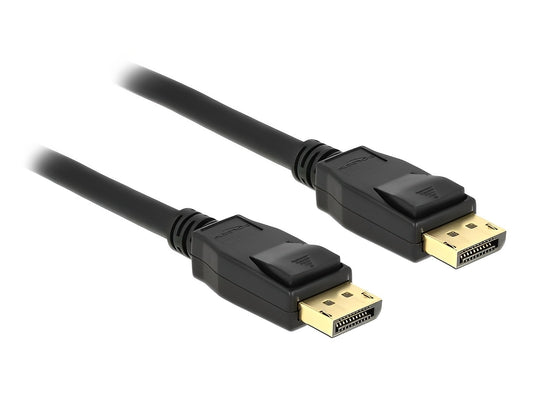 כבל DisplayPort 1.2 4K מבית Delock גרמניה מספק חיבור יציב ואיכותי בין מחשבים, מסכים, מקרנים או טלוויזיות