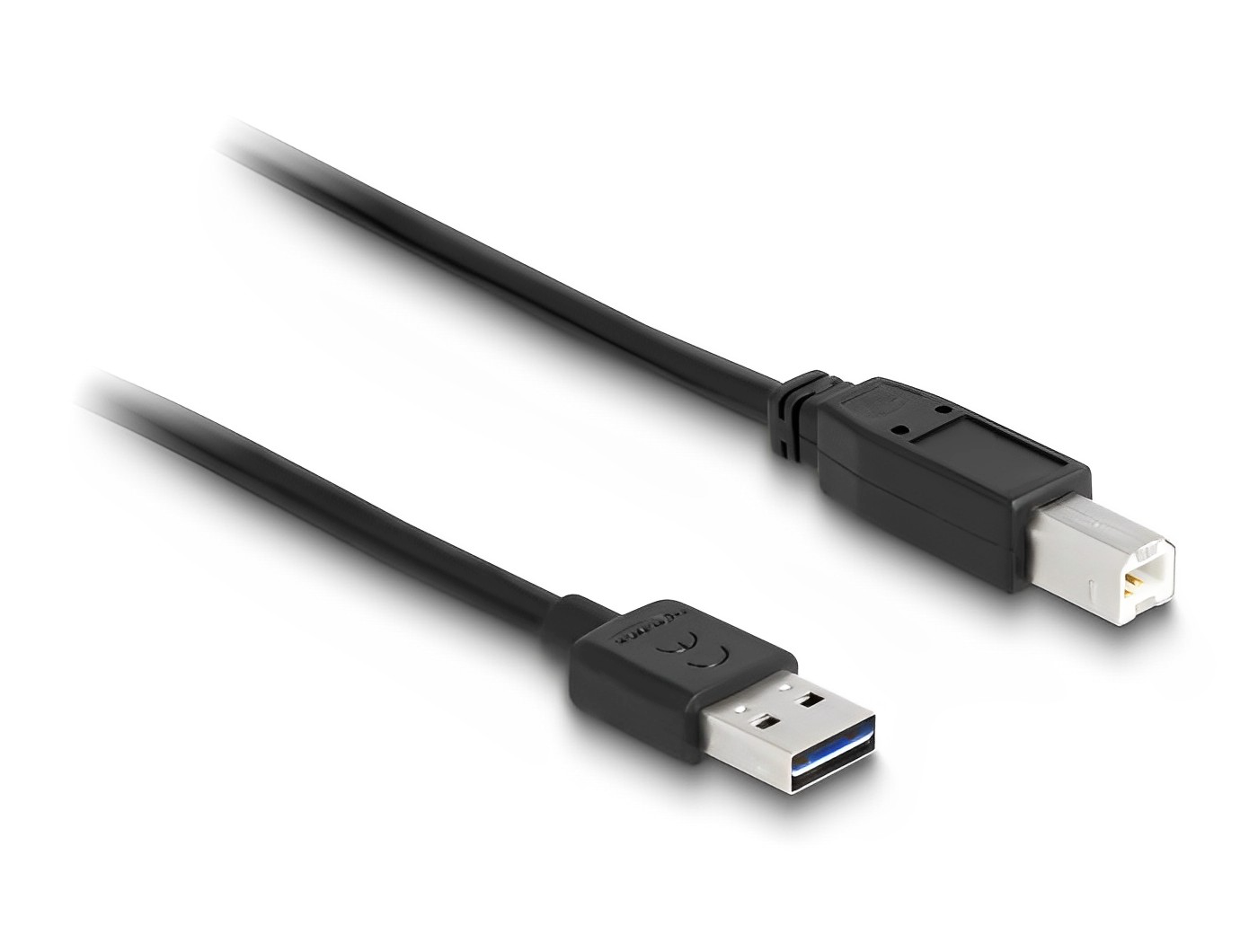 Delock Cable EASY-USB 2.0 Type-A male > USB 2.0 Type-B male black